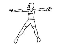 Résultat de recherche d'images pour "pas chassés exercice"